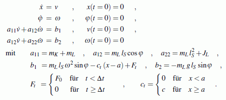 Komplettes Anfangswertproblem