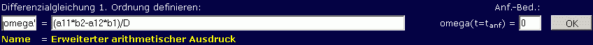 Differenzialgleichung mit Anfangsbedingung