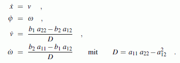 Differenzialgleichungen, aufgelöst nach den ersten Ableitungen